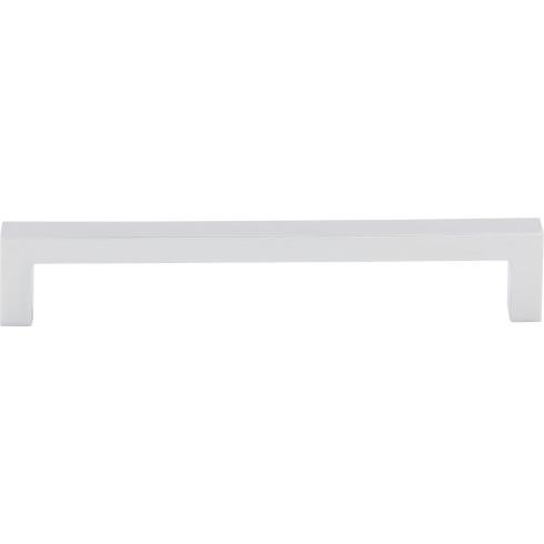 Top Knobs Nouveau Square Bar Pull, 6-5/16" Ctc, Polished Chrome