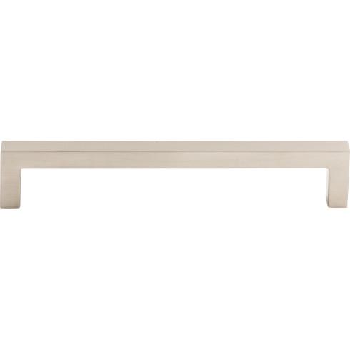 Top Knobs Ashbury Square Bar Pull, 6-5/16" Ctc, Brushed Satin Nickel