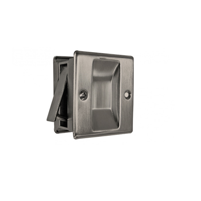 Cal-Royal Passage Sliding Door Lock Function, Satin Nickel