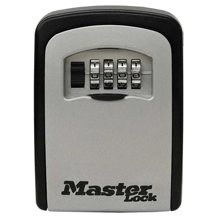 Master Lock Box Compact Combination Dial Portable, Body Width: 3-1/4" (83mm), Height: 4-3/4" (12cm), Width: 3-1/4" (83mm), Depth: 1-1/2" (38mm)